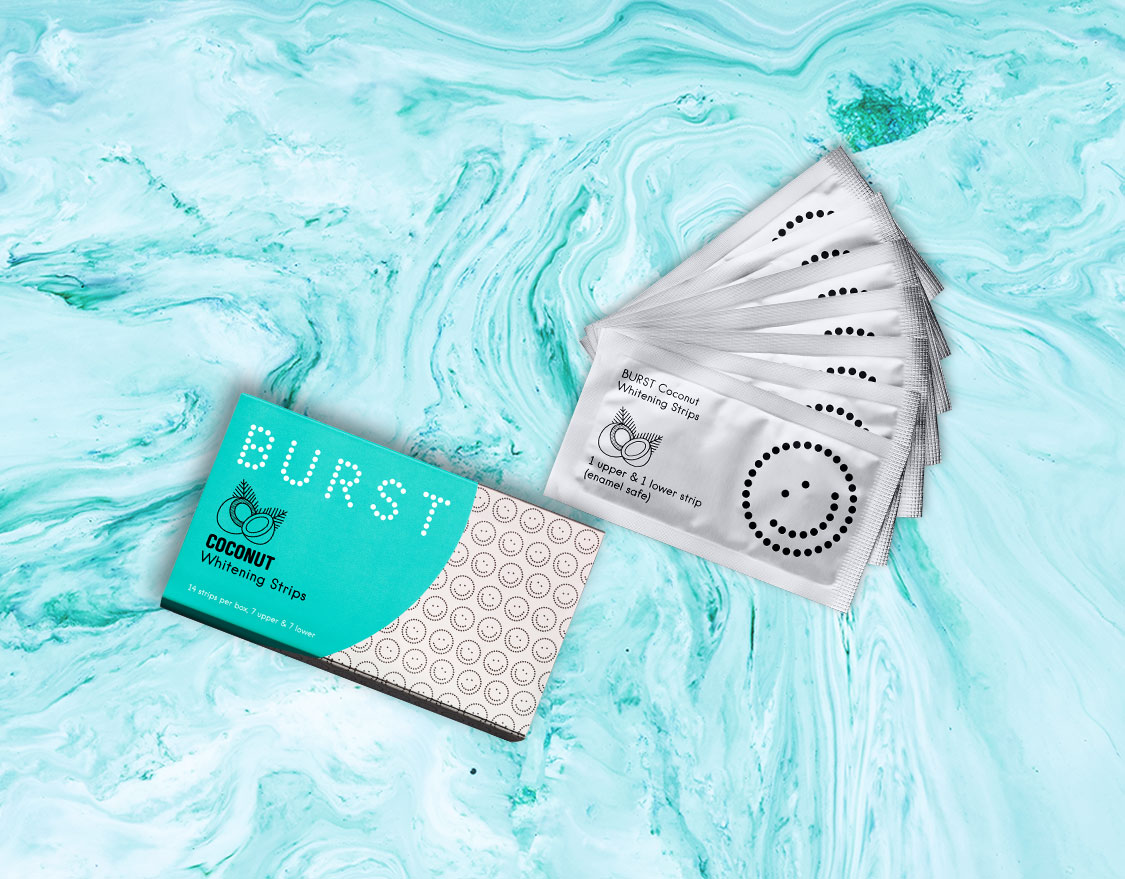 BURST Coconut Whitening Strips | Best Teeth Whitening Strips